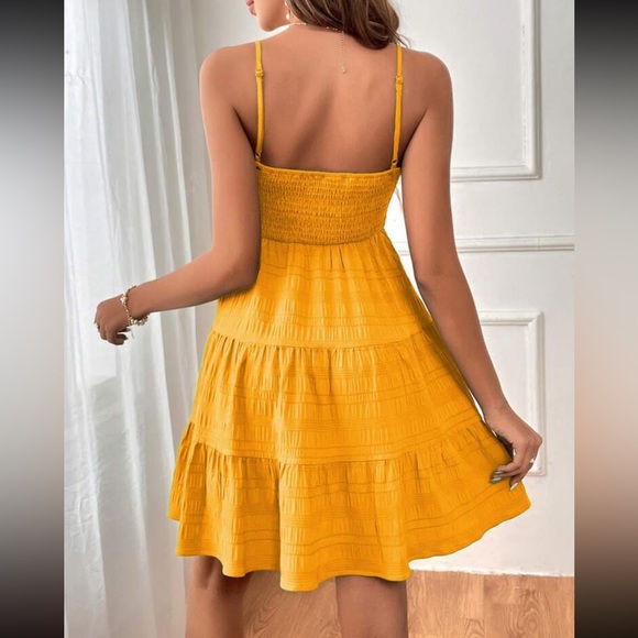 Boho layered ruffle hem cami dress - Picture 3 of 15